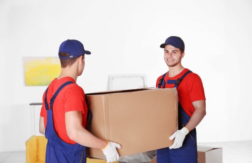 Removal van and moving team supporting a house move in Orpington