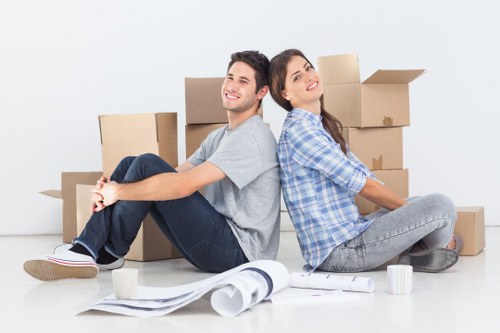 Local movers handling commercial items during an Orpington move