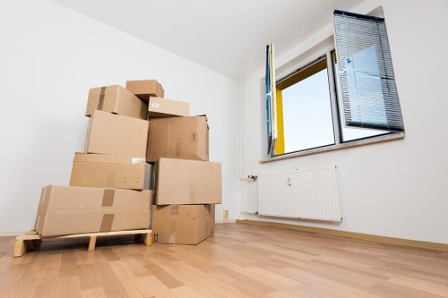 Removal van transporting household items across Orpington
