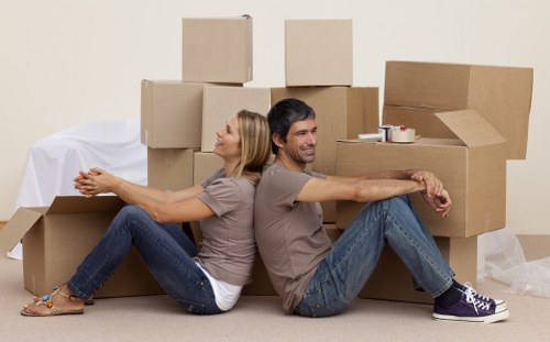 Orpington moving service transporting boxes and furniture