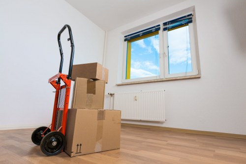 Removals van prepared for residential and commercial moves in Orpington