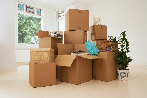 Moving van helping with a flat move in Orpington