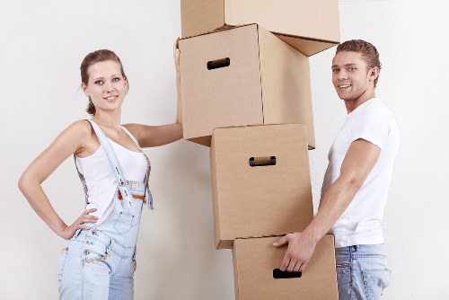Removalists loading household items during an Orpington relocation