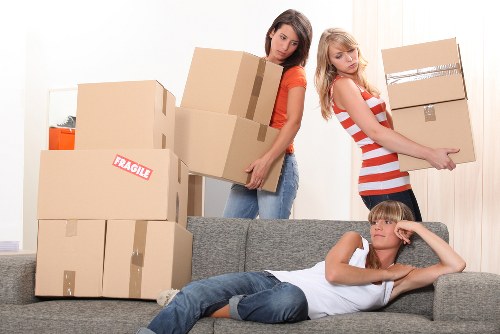 Furniture and household items being moved for a local Orpington house relocation