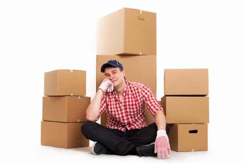 Local removals crew handling a family home move in Orpington